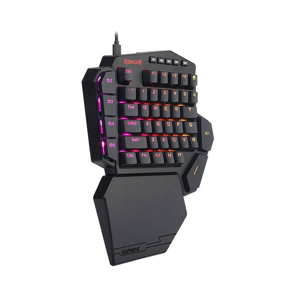 Redragon K585-KS Diti Elite Wireless One-Handed Mechanical Keyboard, 42 Keys 2.4Ghz RGB 40% Gaming Keypad with 7 Onboard Macro Keys, Detachable Wrist Support, Durable Battery Blue Switch Redragon K585-KS Diti Elite Wireless One-Handed Mechanical Keyboard, 42 Keys 2.4Ghz RGB 40% Gaming Keypad with 7 Onboard Macro Keys, Detachable Wrist Support, Durable Battery Blue Switch